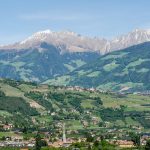 Blcik auf die Alpen und Algung